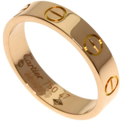 Pre-owned Cartier Pink Gold Pink Gold (18k) Band Ring ()