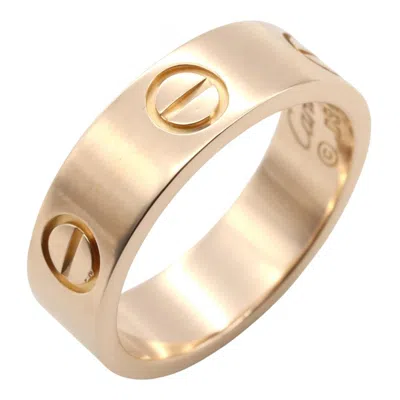 Pre-owned Cartier Pink Gold Pink Gold (18k) Band Ring ()