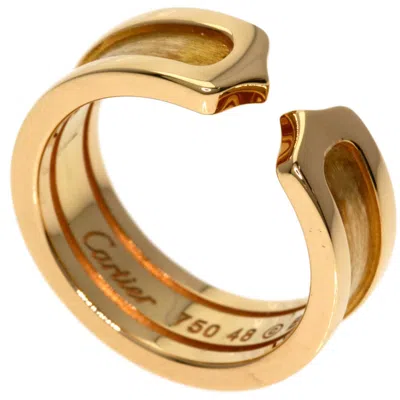 Pre-owned Cartier Pink Gold Pink Gold (18k) Band Ring ()