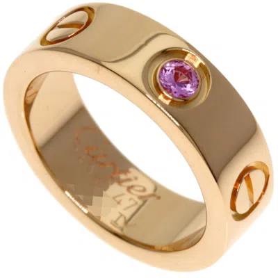 Pre-owned Cartier Pink Gold Pink Gold (18k) Band Ring ()