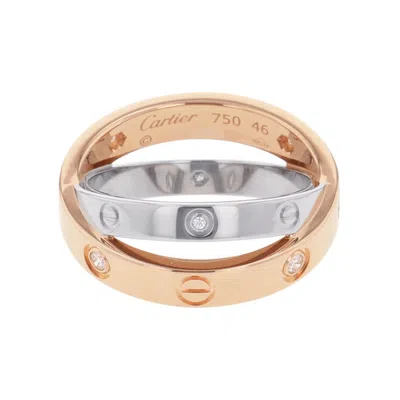 Pre-owned Cartier Pink Gold Pink Gold (18k) Band Ring ()