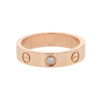 Pre-owned Cartier Pink Gold Pink Gold (18k) Band Ring ()