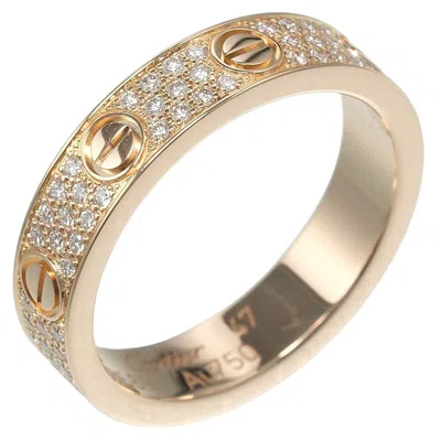 Pre-owned Cartier Pink Gold Pink Gold (18k) Band Ring ()