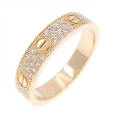 Pre-owned Cartier Pink Gold Pink Gold (18k) Band Ring ()