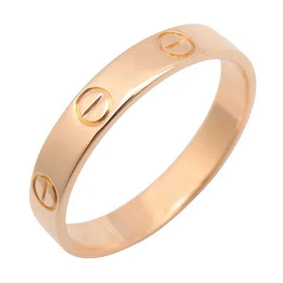 Pre-owned Cartier Pink Gold Pink Gold (18k) Band Ring ()