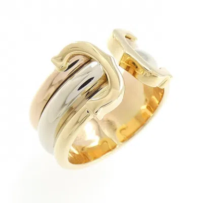 Pre-owned Cartier Pink Gold White Gold Yellow Gold Pink Gold (18k) White Gold (18k) Yellow Gold (18k) Band Rin
