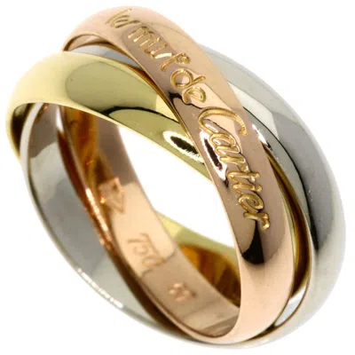 Pre-owned Cartier Pink Gold White Gold Yellow Gold Pink Gold (18k) White Gold (18k) Yellow Gold (18k) Band Rin