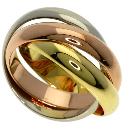 Pre-owned Cartier Pink Gold White Gold Yellow Gold Pink Gold (18k) White Gold (18k) Yellow Gold (18k) Band Rin