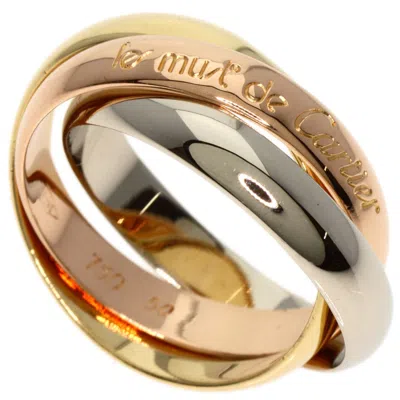 Pre-owned Cartier Pink Gold White Gold Yellow Gold Pink Gold (18k) White Gold (18k) Yellow Gold (18k) Band Rin