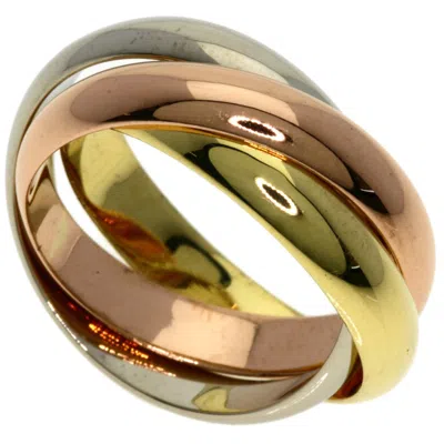 Pre-owned Cartier Pink Gold White Gold Yellow Gold Pink Gold (18k) White Gold (18k) Yellow Gold (18k) Band Rin