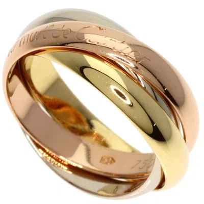 Pre-owned Cartier Pink Gold White Gold Yellow Gold Pink Gold (18k) White Gold (18k) Yellow Gold (18k) Band Rin