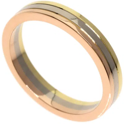 Pre-owned Cartier Pink Gold White Gold Yellow Gold Pink Gold (18k) White Gold (18k) Yellow Gold (18k) Band Rin