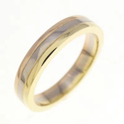 Pre-owned Cartier Pink Gold White Gold Yellow Gold Pink Gold (18k) White Gold (18k) Yellow Gold (18k) Band Rin In Multi