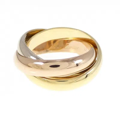 Pre-owned Cartier Pink Gold White Gold Yellow Gold Pink Gold (18k) White Gold (18k) Yellow Gold (18k) Band Rin In Multi
