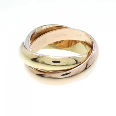 Pre-owned Cartier Pink Gold White Gold Yellow Gold Pink Gold (18k) White Gold (18k) Yellow Gold (18k) Band Rin In Multi