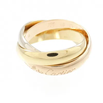 Pre-owned Cartier Pink Gold White Gold Yellow Gold Pink Gold (18k) White Gold (18k) Yellow Gold (18k) Band Rin
