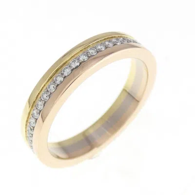 Pre-owned Cartier Pink Gold White Gold Yellow Gold Pink Gold (18k) White Gold (18k) Yellow Gold (18k) Band Rin