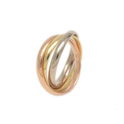 Pre-owned Cartier Pink Gold White Gold Yellow Gold Pink Gold (18k) White Gold (18k) Yellow Gold (18k) Band Rin In Multi