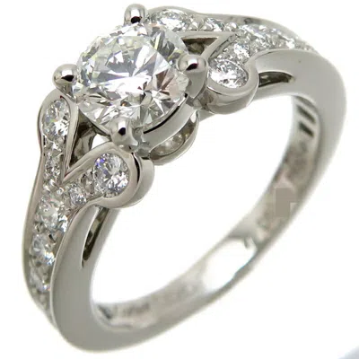 Pre-owned Cartier Platinum Platinum 950 Band Ring ()