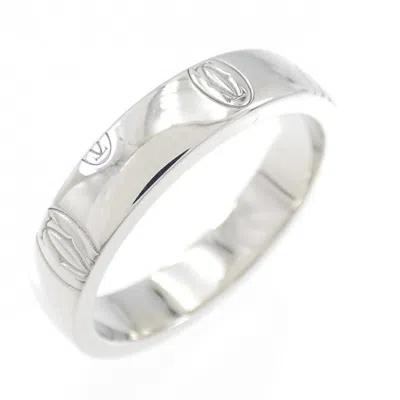 Pre-owned Cartier Platinum Platinum 950 Band Ring ()