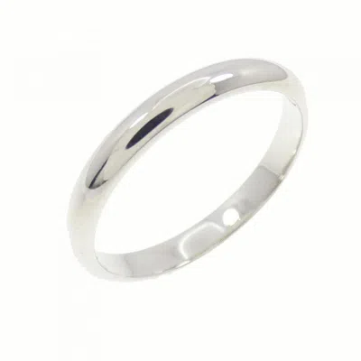 Pre-owned Cartier Platinum Platinum 950 Band Ring ()