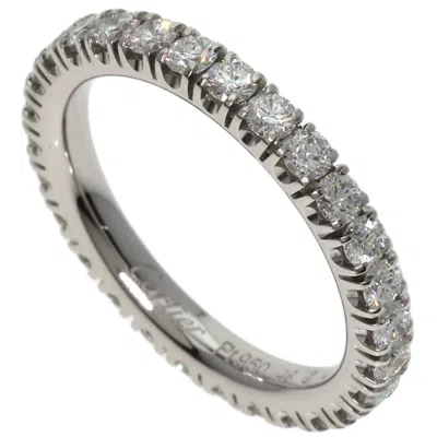 Pre-owned Cartier Platinum Platinum 950 Band Ring ()