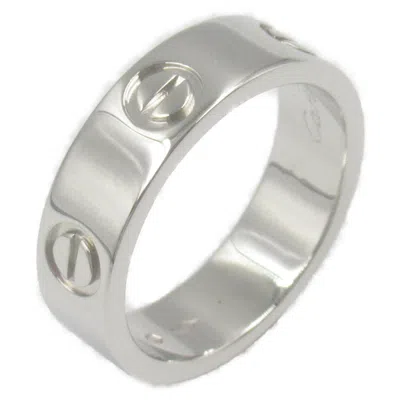 Pre-owned Cartier Platinum Platinum 950 Band Ring ()
