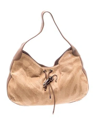 Pre-owned Cartier Ponyhair Panthère In Brown