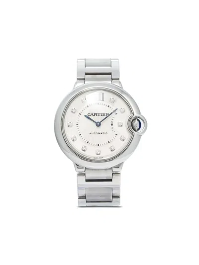 Pre-owned Cartier  Ballon Bleu 36mm In Neutrals