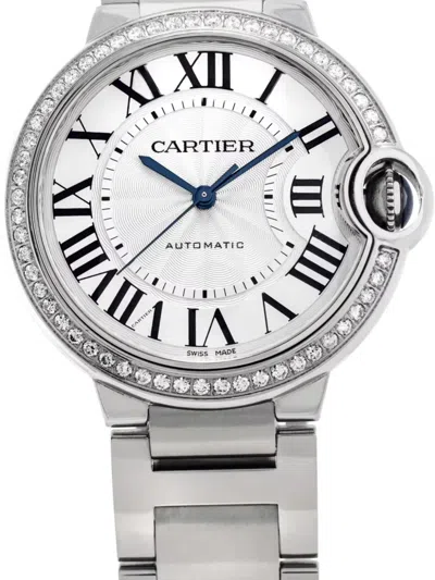 Pre-owned Cartier  Ballon Bleu 36mm In Silver