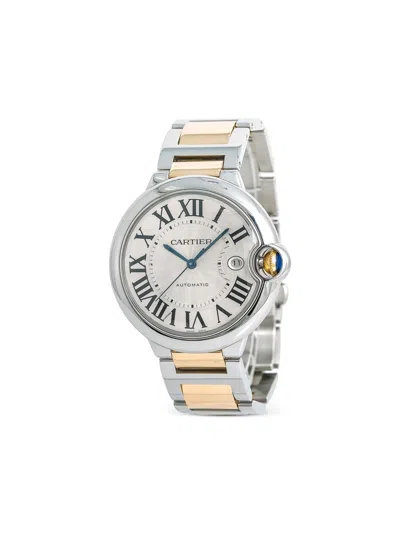 Pre-owned Cartier  Ballon Bleu 42mm In Silver