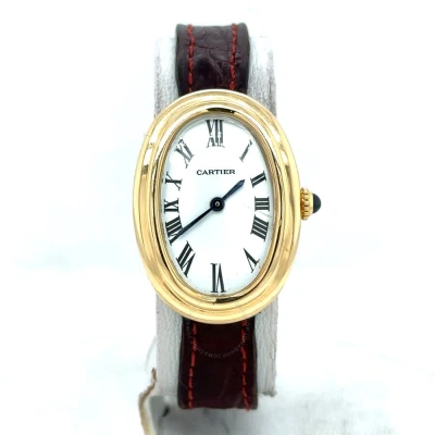 Cartier Baignoire Quartz White Dial Ladies Watch 1954 In Gold