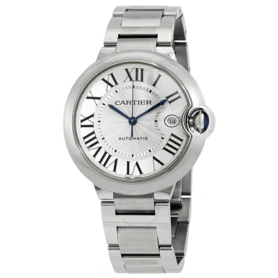 Cartier Ballon Bleu Automatic Silver Dial Men's Watch Wsbb0040