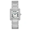 CARTIER PRE-OWNED CARTIER CARTIER TANK FRANAISE AUTOMATIC DIAMOND GREY DIAL UNISEX WATCH WE1003SF