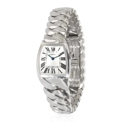 Cartier La Dona De  Quartz Silver Dial Ladies Watch W640060j In Gold / Gold Tone / Silver / White