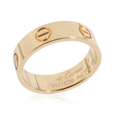 Cartier Love Band In 18k Yellow Gold