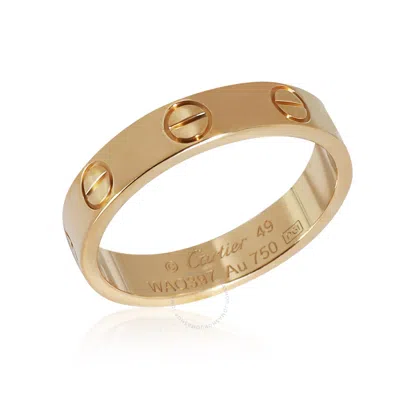 Cartier Love Band In 18k Yellow Gold