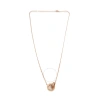 CARTIER PRE-OWNED CARTIER LOVE NECKLACE IN 18K ROSE GOLD 0.3 CTW