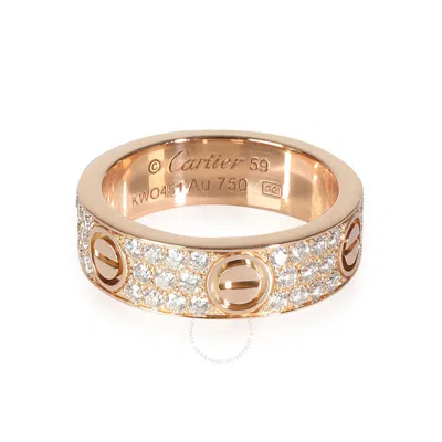 Cartier Love Ring In Rose Gold-tone