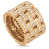 CARTIER PRE-OWNED CARTIER MAILLON DE PANTH XE8 RE 18K YELLOW GOLD 2.60 CT DIAMOND RING