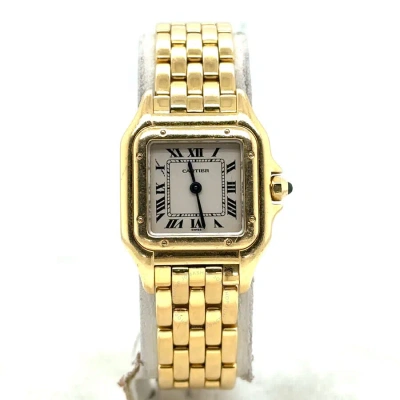 Cartier Panthere Quartz Silver Dial Ladies Watch 8057917 In Gold
