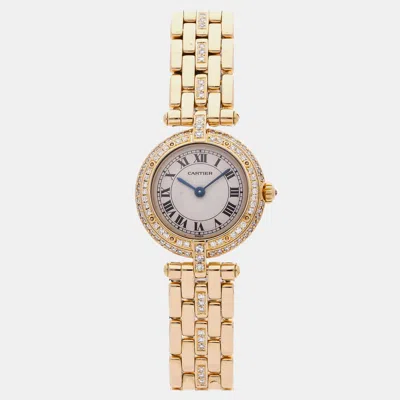 Pre-owned Cartier Panthere Vendome In Silver