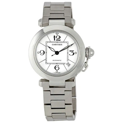 Cartier Pasha De  White Dial Men's Watch W31074m7 In Metallic