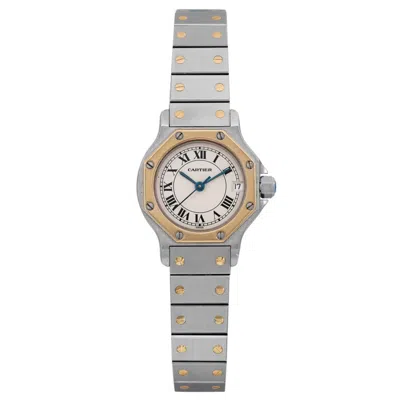 Cartier Santos Quartz Men's Watch 187903 In Metallic