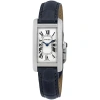 CARTIER CARTIER TANK AMERICAINE SILVER DIAL NAVY LEATHER LADIES WATCH WSTA0016