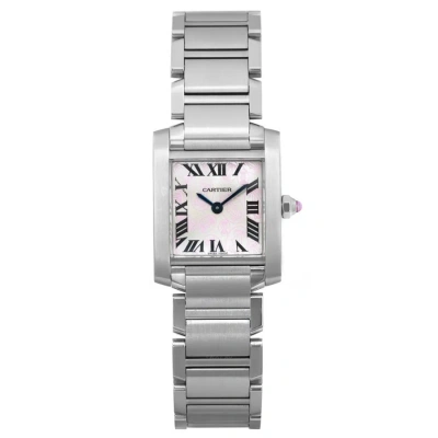 Cartier Tank Francaise Silver Dial Ladies Watch W51031q3 In Metallic