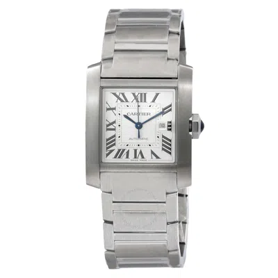 Cartier Tank Francaise Silver Dial Ladies Watch Wsta0067 In Gray