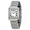 CARTIER PRE-OWNED CARTIER TANK FRANCAISE SILVER GRAINED DIAL LADIES WATCH WSTA0005