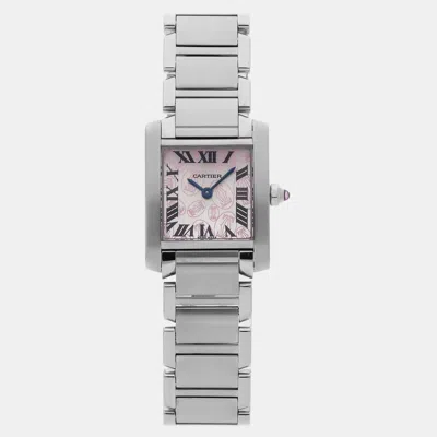 Pre-owned Cartier Tank Francaise W51031q3