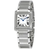 CARTIER PRE-OWNED CARTIER TANK FRANCAISE WHITE GRAINED DIAL UNISEX WATCH W51011Q3